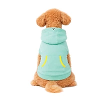 One Paw, Sweat-shirt à capuche pour chien, couleur menthe, avec bordure contrastée, tissu doux, pour chiens, plusieurs tailles, couleur menthe, unisexe