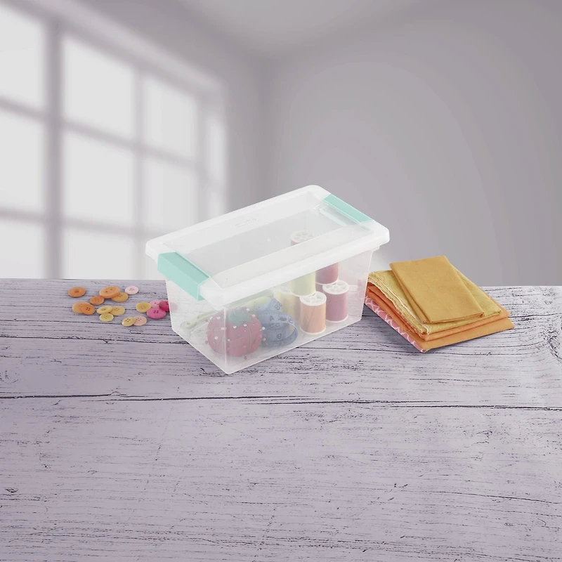 Sterilite Clear Medium Clip Box