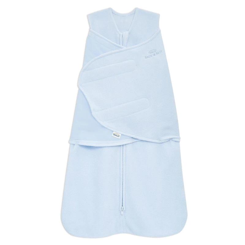 Couverture à Emmailloter HALO® SleepSack® - Micro-Polaire - Bleu PT Couverture à emmailloter