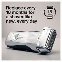 Braun Series 7 70S Electric Shaver Head Replacement Cassette – Silver, 1CT