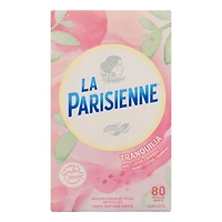 La Parisienne Tranquilia Fabric Softener Sheets, 80 Count