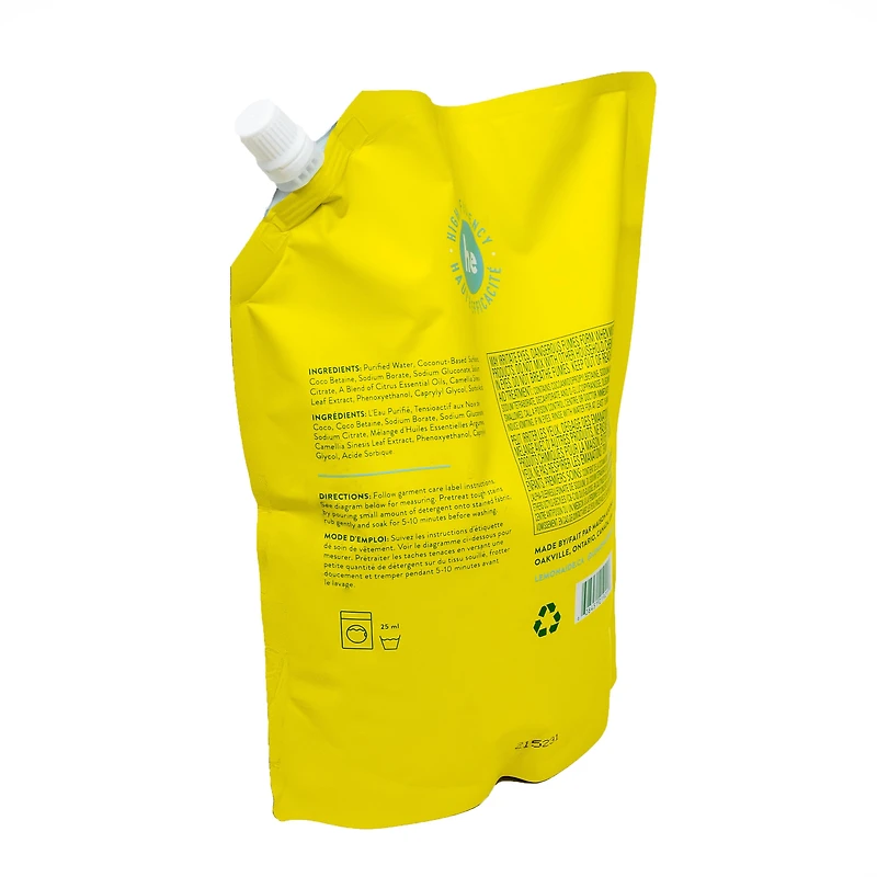 Lemon Aide, Détergent à Lessive Citron, 1.5L