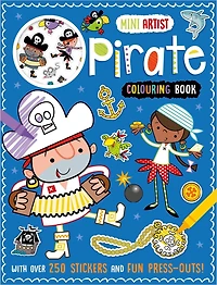 Mini livre de coloriage artiste pirate