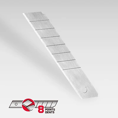 Swiss Tech 5-piece Snap-off 18mm Extra Sharp blades,SK5 Steel