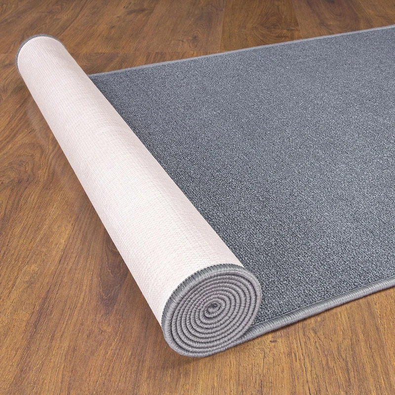 Ottomanson Ottohome Collection Non-Slip Rubberback Modern Solid Design Indoor Rug