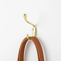 Era Double Hook 2-Pack Gold, 3.25 x 0.75 x 2.25 in.