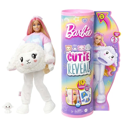 Barbie Cutie Reveal T-Shirt Confort-Poupée Barbie et accessoires