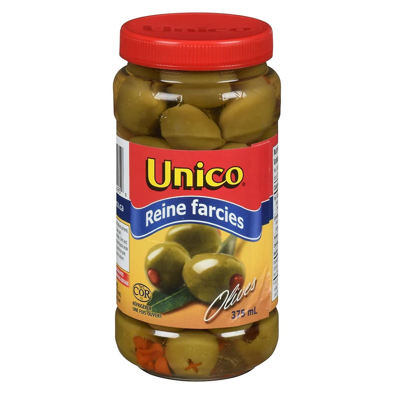 Olives reines farcies d'Unico 375 ml