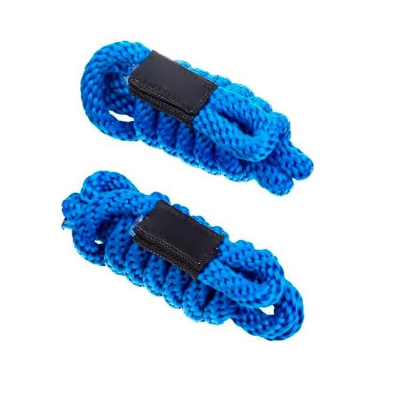 Blue Dog Marine Fender Line, 3/8" X 5' Solid Braid Boat Fender Lines, Fender Boat Lines, Set of 2 Buoy Marine Rope for Boats