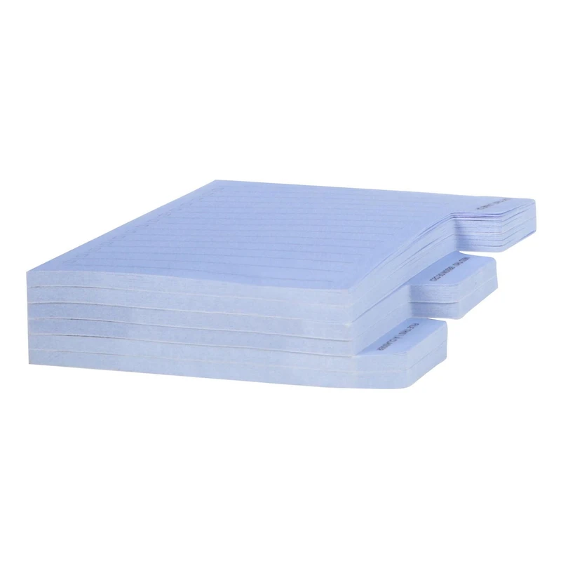 Feuillets à motifs Post-it®, paquet d’onglets, bleu 3.9 po x 2.9 po (99mm x 73mm)