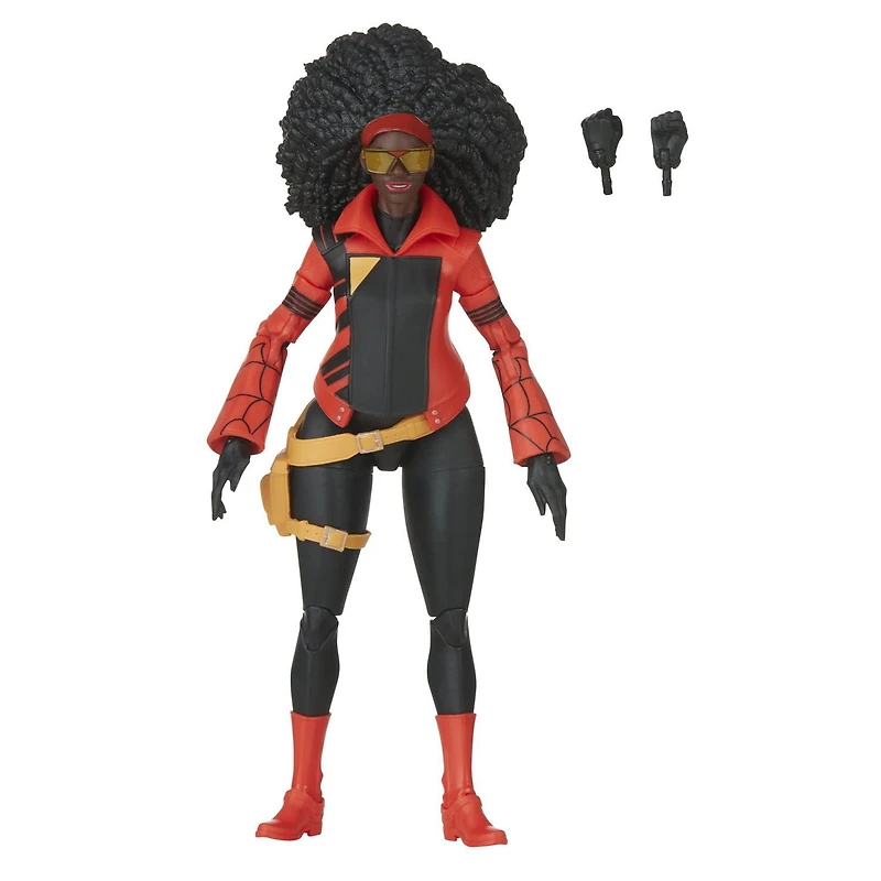 Marvel Legends Series, Spider-Man: Across the Spider-Verse (Partie 1), figurine Jessica Drew de 15 cm, 2 accessoires