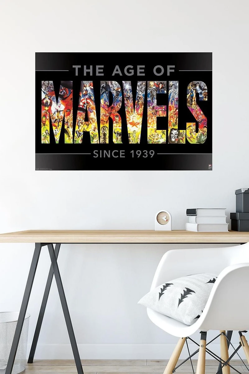 Marvel Comics - Marvel 80th Anniversary - Age of Marvels Wall Poster, 22.375" x 34"