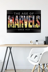 Marvel Comics - Marvel 80th Anniversary - Age of Marvels Wall Poster, 22.375" x 34"