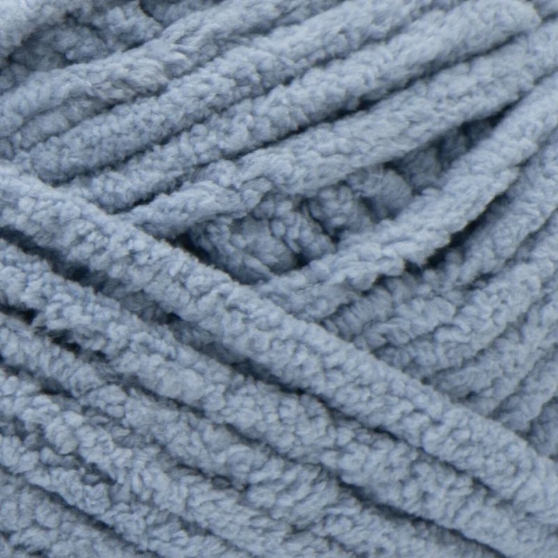 Bernat® Blanket™ #6 Super Bulky Polyester Yarn, Gray Blue 10.5oz/300g, 220 Yards