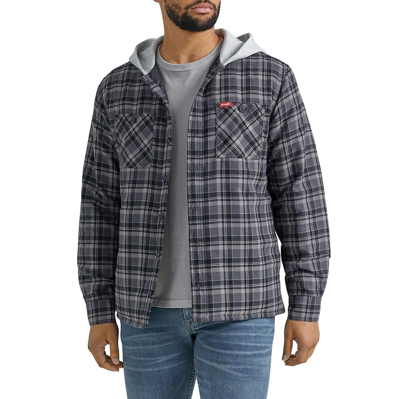 Wrangler Men's Sherpa Lined Hooded