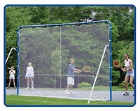 EZgoal 6 in 1 Multipurpose Folding Tilting Goal, Backstop (Baseball, Soccer, Lacrosse, Hockey, Tennis, Golf)