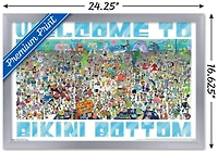 Nickelodeon Spongebob - Every Character Ever 19 Wall Poster, 22.375" x 34"