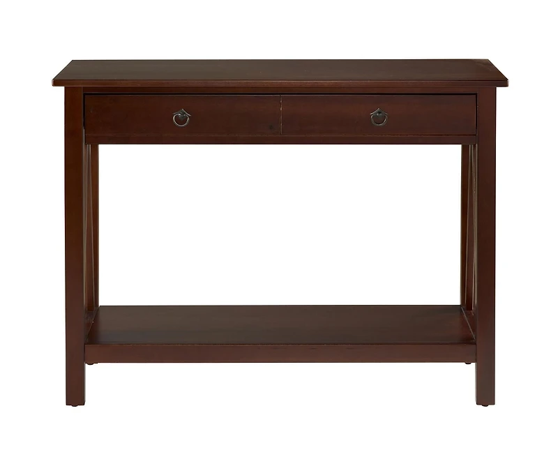 Edgewood Antique Tobacco Console Table