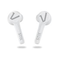 Veho écouteurs-boutons sans fil Bluetooth STIX avec étui de recharge - Blanc