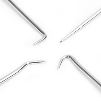 WorkPro Jeu de pic et crochets - 4 Pièces Poignées souples