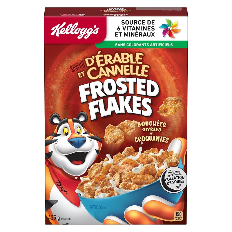 Kellogg's Frosted Flakes® Maple Cinnamon Flavour Cereal