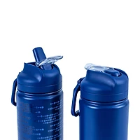 Mainstays 2PK 24 oz S/S Sip Bottle Blue