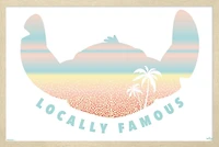 Disney Lilo and Stitch: Beach Vibes - Locally Famous Wall Poster
