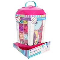 Make It Real 5 in 1 Activity Tower Jewelry Making Kit for Kids, Make it Real Activity Case