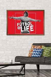 Ted Lasso - Futbol is Life Wall Poster, 22.375" x 34"
