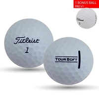 Mulligan - 60 balles de golf récupérées Titleist Tour Soft 1 Bonus Pro V1 5A, Blanc
