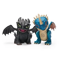 Dreamworks Dragons How to Train Your Dragon, Roaring Minis Deadly Nadder, Jouet dragon interactif avec 25 effets sonores, jouets pour filles et garçons à partir de 4 ans