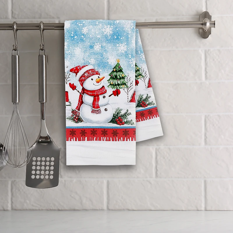 Essuie-Mains (Bonhomme De Neige) - Lot De 6