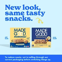 MadeGood Mornings Blueberry Soft Baked Oat Bars 5pk, 5 x 30 g
