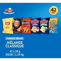Frito-Lay Variety Packs Classic Mix Flavoured Snacks, 1176g