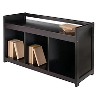 Banc de rangement Addison de Winsome Trading Inc. 4 pièces avec 3 sections
