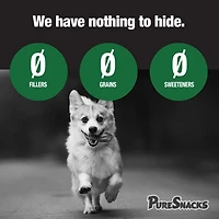 PureSnacks gâteries séchées à froid de foie de boeuf pour chien 410g