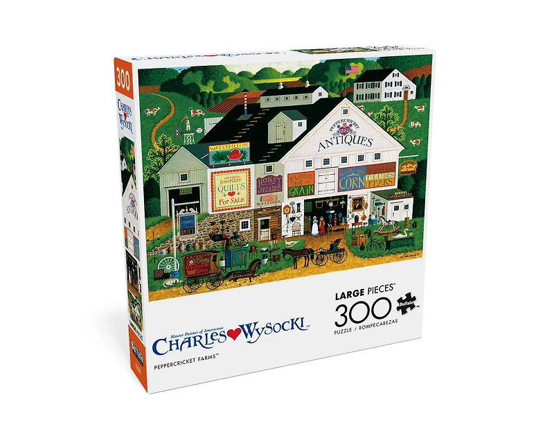 Buffalo Games Peppercricket Farms Puzzle de 300 pièces imbriqué pour adultes de 14 à 99 ans