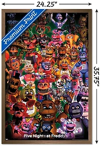 Five Nights at Freddy's - Ultimate Group Wall Poster, 22.375" x 34"