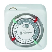 Intermatic Minuterie enfichable dintérieur de qualité supérieure avec déclencheurs amovibles