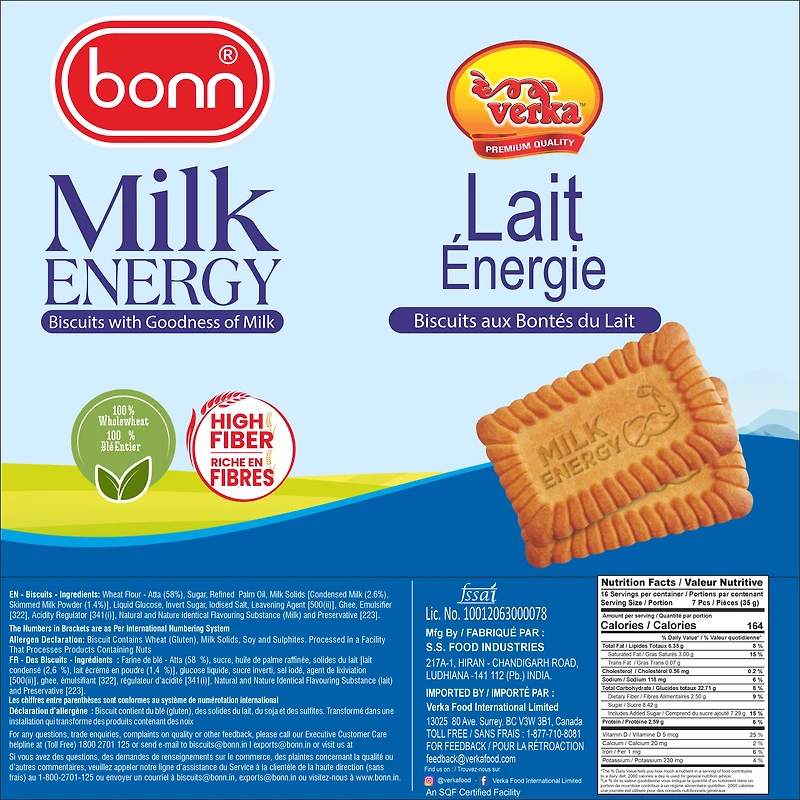 Bonn Lait E'nergie Verka Bonn Lait E'nergie