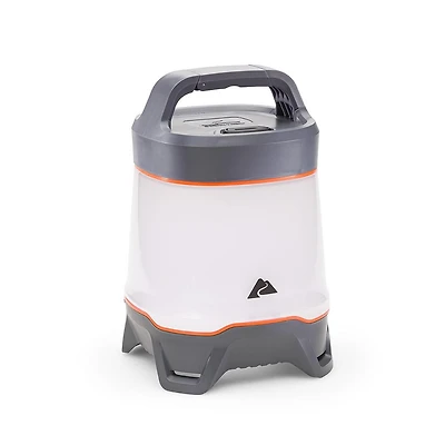 Ozark Trail 1000 Lumen Lantern - LED Camping Light, 275-Hour Runtime, Orange & Gray, Ozark Trail Lantern