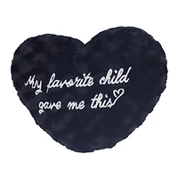 Mother's Day Favorite Child Heart Pillow