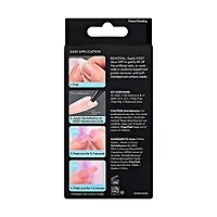 KISS Salon X-Tend Gel doux LED, Detox, Moyen Ballerine, 30u.