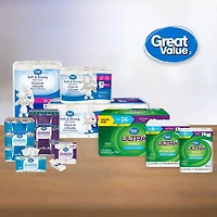 Great Value Ultra Paper Towel, 6 Rolls, 66 Sheets per Roll