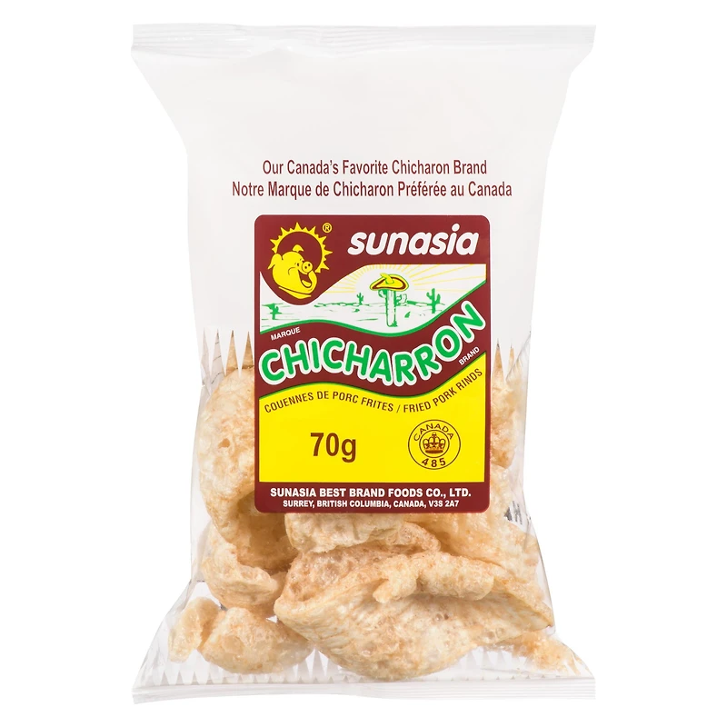 Couennes de porc de Chicharon 60g