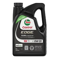 Huile à moteur entièrement synthétique Castrol EDGE 0W20 5 L Huile moteur synthétique de qualité supérieure