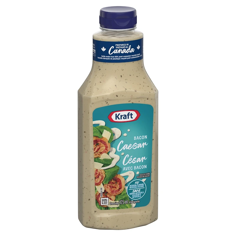 Vinaigrette César Avec Bacon, Bouteille KRAFT VIN. CESAR AVEC BACON 425 1
