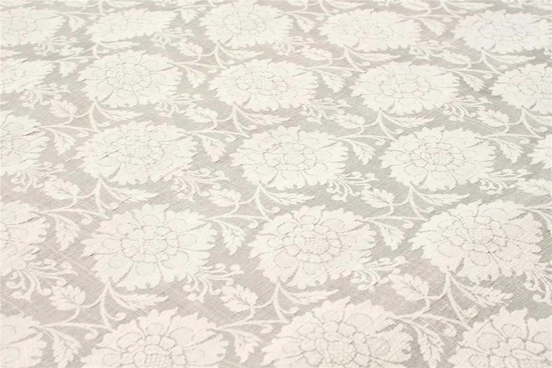 ECARPETGALLERY Tapis Fait à la Main pour Salon, Salle à Manger et Chambre à Coucher Floral Collection Collage 5'0" x 7'7" en Gris