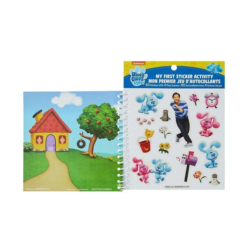 Blues Clues Mon Premier Cahier d'Activités Autocollant Autocollant Blues Clues