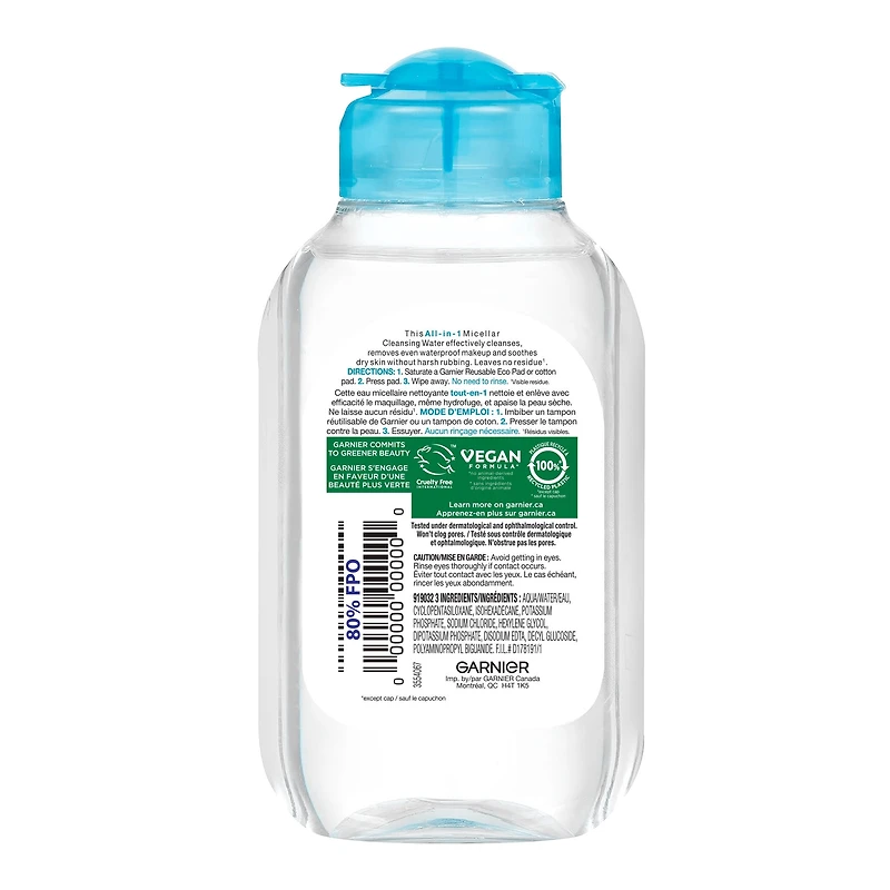 GARNIER SKINCARE MICELLAR WTP TRAVEL